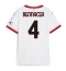 Maillot de football Réplique AC Milan Ismael Bennacer #4 Extérieur Femme 2024-25 Manche Courte