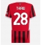 Maillot de football Réplique AC Milan Malick Thiaw #28 Domicile Femme 2024-25 Manche Courte