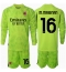 Maillot de football Réplique AC Milan Mike Maignan #16 Gardien de but Troisième Enfant 2024-25 Manche Longue (+ Pantalon court)