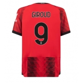 Maillot de football Réplique AC Milan Olivier Giroud #9 Domicile 2023-24 Manche Courte