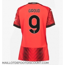 Maillot de football Réplique AC Milan Olivier Giroud #9 Domicile Femme 2023-24 Manche Courte