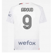 Maillot de football Réplique AC Milan Olivier Giroud #9 Extérieur 2023-24 Manche Courte