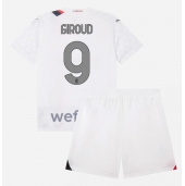 Maillot de football Réplique AC Milan Olivier Giroud #9 Extérieur Enfant 2023-24 Manche Courte (+ Pantalon court)
