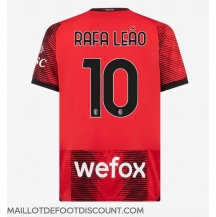 Maillot de football Réplique AC Milan Rafael Leao #10 Domicile 2023-24 Manche Courte
