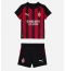Maillot de football Réplique AC Milan Rafael Leao #10 Domicile Enfant 2025-26 Manche Courte (+ Pantalon court)