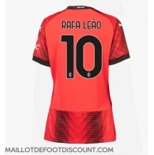 Maillot de football Réplique AC Milan Rafael Leao #10 Domicile Femme 2023-24 Manche Courte