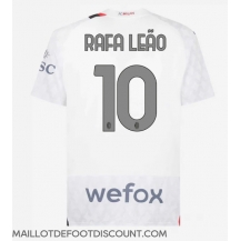 Maillot de football Réplique AC Milan Rafael Leao #10 Extérieur 2023-24 Manche Courte