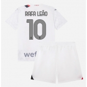 Maillot de football Réplique AC Milan Rafael Leao #10 Extérieur Enfant 2023-24 Manche Courte (+ Pantalon court)