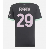 Maillot de football Réplique AC Milan Youssouf Fofana #29 Troisième Femme 2024-25 Manche Courte