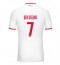 Maillot de football Réplique AS Monaco Eliesse Ben Seghir #7 Domicile 2024-25 Manche Courte
