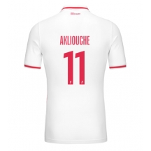 Maillot de football Réplique AS Monaco Maghnes Akliouche #11 Domicile 2024-25 Manche Courte