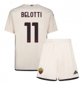 Maillot de football Réplique AS Roma Andrea Belotti #11 Extérieur Enfant 2023-24 Manche Courte (+ Pantalon court)
