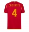 Maillot de football Réplique AS Roma Bryan Cristante #4 Domicile 2023-24 Manche Courte