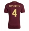 Maillot de football Réplique AS Roma Bryan Cristante #4 Domicile 2024-25 Manche Courte
