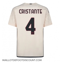 Maillot de football Réplique AS Roma Bryan Cristante #4 Extérieur 2023-24 Manche Courte