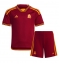 Maillot de football Réplique AS Roma Domicile Enfant 2023-24 Manche Courte (+ Pantalon court)