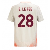 Maillot de football Réplique AS Roma Enzo Le Fee #28 Extérieur 2024-25 Manche Courte
