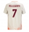 Maillot de football Réplique AS Roma Lorenzo Pellegrini #7 Extérieur 2024-25 Manche Courte