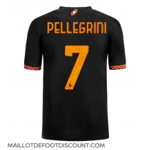 Maillot de football Réplique AS Roma Lorenzo Pellegrini #7 Troisième 2023-24 Manche Courte