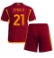 Maillot de football Réplique AS Roma Paulo Dybala #21 Domicile Enfant 2023-24 Manche Courte (+ Pantalon court)
