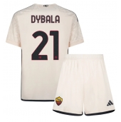 Maillot de football Réplique AS Roma Paulo Dybala #21 Extérieur Enfant 2023-24 Manche Courte (+ Pantalon court)