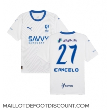 Maillot de football Réplique Al-Hilal Joao Cancelo #27 Extérieur 2024-25 Manche Courte