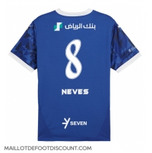 Maillot de football Réplique Al-Hilal Ruben Neves #8 Domicile 2024-25 Manche Courte