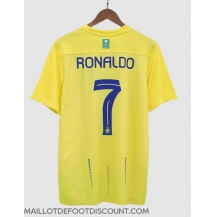 Maillot de football Réplique Al-Nassr Cristiano Ronaldo #7 Domicile 2023-24 Manche Courte
