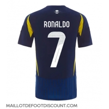 Maillot de football Réplique Al-Nassr Cristiano Ronaldo #7 Extérieur 2024-25 Manche Courte