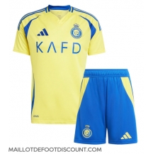 Maillot de football Réplique Al-Nassr Domicile Enfant 2024-25 Manche Courte (+ Pantalon court)