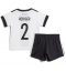 Maillot de football Réplique Allemagne Antonio Rudiger #2 Domicile Enfant Mondial 2022 Manche Courte (+ Pantalon court)