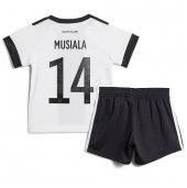 Maillot de football Réplique Allemagne Jamal Musiala #14 Domicile Enfant Mondial 2022 Manche Courte (+ Pantalon court)