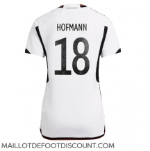 Maillot de football Réplique Allemagne Jonas Hofmann #18 Domicile Femme Mondial 2022 Manche Courte