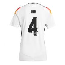 Maillot de football Réplique Allemagne Jonathan Tah #4 Domicile Femme Europe 2024 Manche Courte