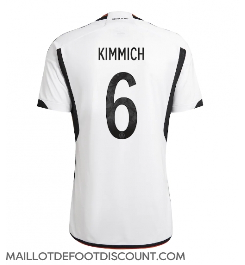 Maillot de football Réplique Allemagne Joshua Kimmich #6 Domicile Mondial 2022 Manche Courte