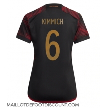 Maillot de football Réplique Allemagne Joshua Kimmich #6 Extérieur Femme Mondial 2022 Manche Courte