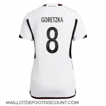 Maillot de football Réplique Allemagne Leon Goretzka #8 Domicile Femme Mondial 2022 Manche Courte