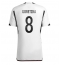 Maillot de football Réplique Allemagne Leon Goretzka #8 Domicile Mondial 2022 Manche Courte
