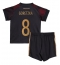 Maillot de football Réplique Allemagne Leon Goretzka #8 Extérieur Enfant Mondial 2022 Manche Courte (+ Pantalon court)
