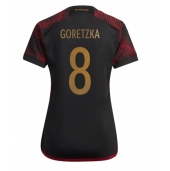 Maillot de football Réplique Allemagne Leon Goretzka #8 Extérieur Femme Mondial 2022 Manche Courte