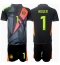 Maillot de football Réplique Allemagne Manuel Neuer #1 Gardien de but Domicile Enfant Europe 2024 Manche Courte (+ Pantalon court)