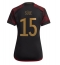 Maillot de football Réplique Allemagne Niklas Sule #15 Extérieur Femme Mondial 2022 Manche Courte