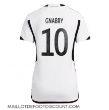 Maillot de football Réplique Allemagne Serge Gnabry #10 Domicile Femme Mondial 2022 Manche Courte
