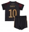 Maillot de football Réplique Allemagne Serge Gnabry #10 Extérieur Enfant Mondial 2022 Manche Courte (+ Pantalon court)
