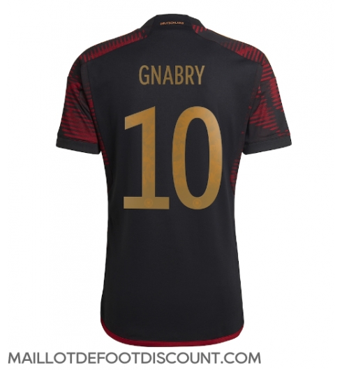 Maillot de football Réplique Allemagne Serge Gnabry #10 Extérieur Mondial 2022 Manche Courte