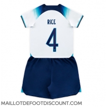 Maillot de football Réplique Angleterre Declan Rice #4 Domicile Enfant Mondial 2022 Manche Courte (+ Pantalon court)