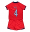 Maillot de football Réplique Angleterre Declan Rice #4 Extérieur Enfant Mondial 2022 Manche Courte (+ Pantalon court)