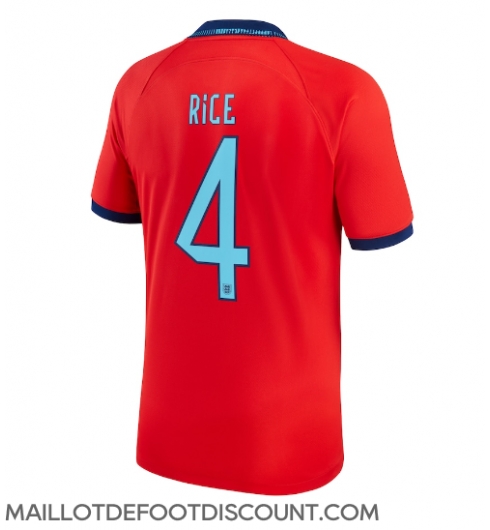 Maillot de football Réplique Angleterre Declan Rice #4 Extérieur Mondial 2022 Manche Courte