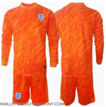 Maillot de football Réplique Angleterre Gardien de but Domicile Enfant Europe 2024 Manche Longue (+ Pantalon court)