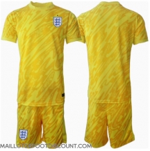 Maillot de football Réplique Angleterre Gardien de but Extérieur Enfant Europe 2024 Manche Courte (+ Pantalon court)